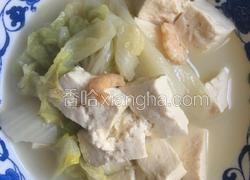 清淡白菜豆腐虾米汤