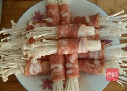 培根卷金针菇的做法图解5