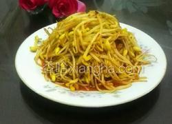 老干妈炝豆芽