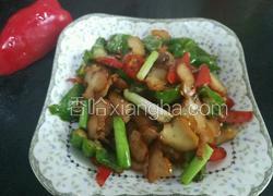 辣椒大蒜炒腊鸡胸