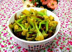 肉丝炒菜花