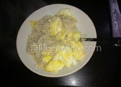 鸡蛋炒金针菇