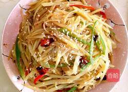 醋溜土豆丝的做法图解6