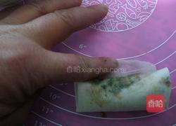 荠菜馅春卷的做法图解8