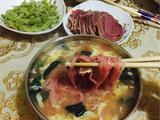 红心火龙果汤面