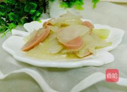 菜头炒火腿肠的做法图解8