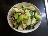 鸡蛋炒青菜