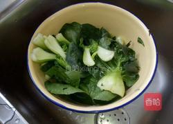 鸡蛋炒青菜的做法图解1