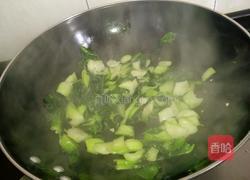 鸡蛋炒青菜的做法图解7