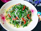 韭菜炒绿豆芽