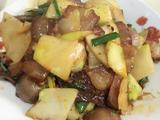 榨菜头炒腊肉