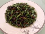 肉沫榄菜四季豆