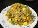 素炒虾子面