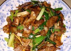 蒜苗炒肉