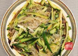 黄瓜粉丝拌菜的做法图解4