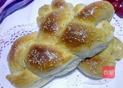 奶香椰茸辫子面包的做法图解21