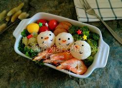 小鸡饭团便当盒