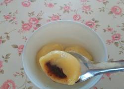 豆沙馅玉米面汤圆