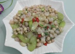 鸡米头炒虾仁