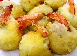 土豆虾泥球