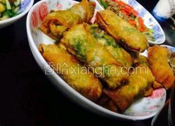 荠菜香干春卷