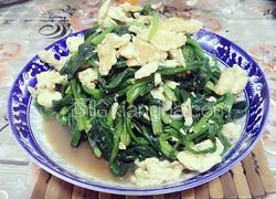 菠菜炒鸡蛋