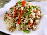 青椒肉粒炒饭
