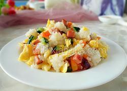 五彩蛋炒饭