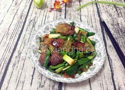 大蒜炒腊肉