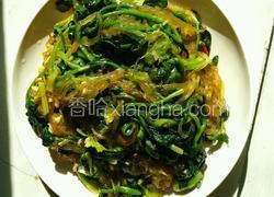 菠菜拌粉条(凉菜)