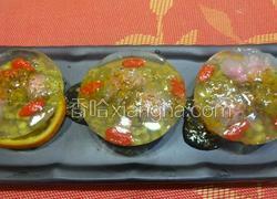 水晶绿豆双花糕