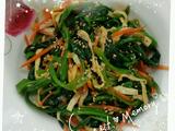 凉拌菠菜
