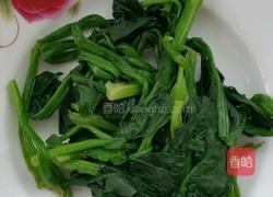 凉拌菠菜的做法图解3