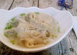 野猪肉荠菜馄饨