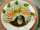 孔雀蒸鲳鱼