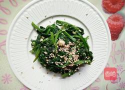 凉拌菠菜的做法图解6