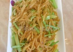 芹菜炒土豆丝