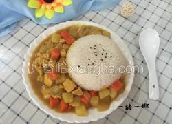 咖喱土豆鸡块饭