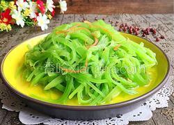 清炒莴笋丝