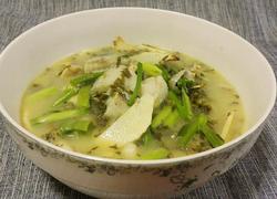 冬笋雪菜鱼骨头汤