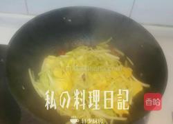 韭黄炒蛋加腊肠版的做法图解4