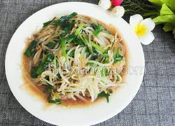 素炒韭菜绿豆芽