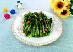 清炒白油菜薹