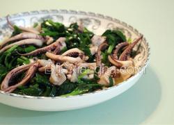 韭菜小炒鱿鱼须