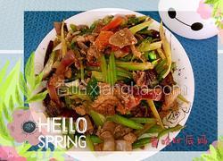 小炒青菜羊肉
