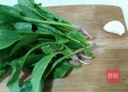菠菜拌面（早餐）的做法图解1