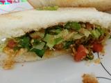 薯片蔬菜三明治