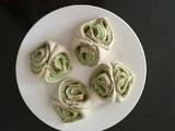 亚麻籽粉双色花卷