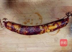 荷兰豆炒腊肠的做法图解3