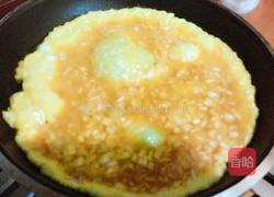 大葱煎蛋(煎蛋饼）的做法图解4